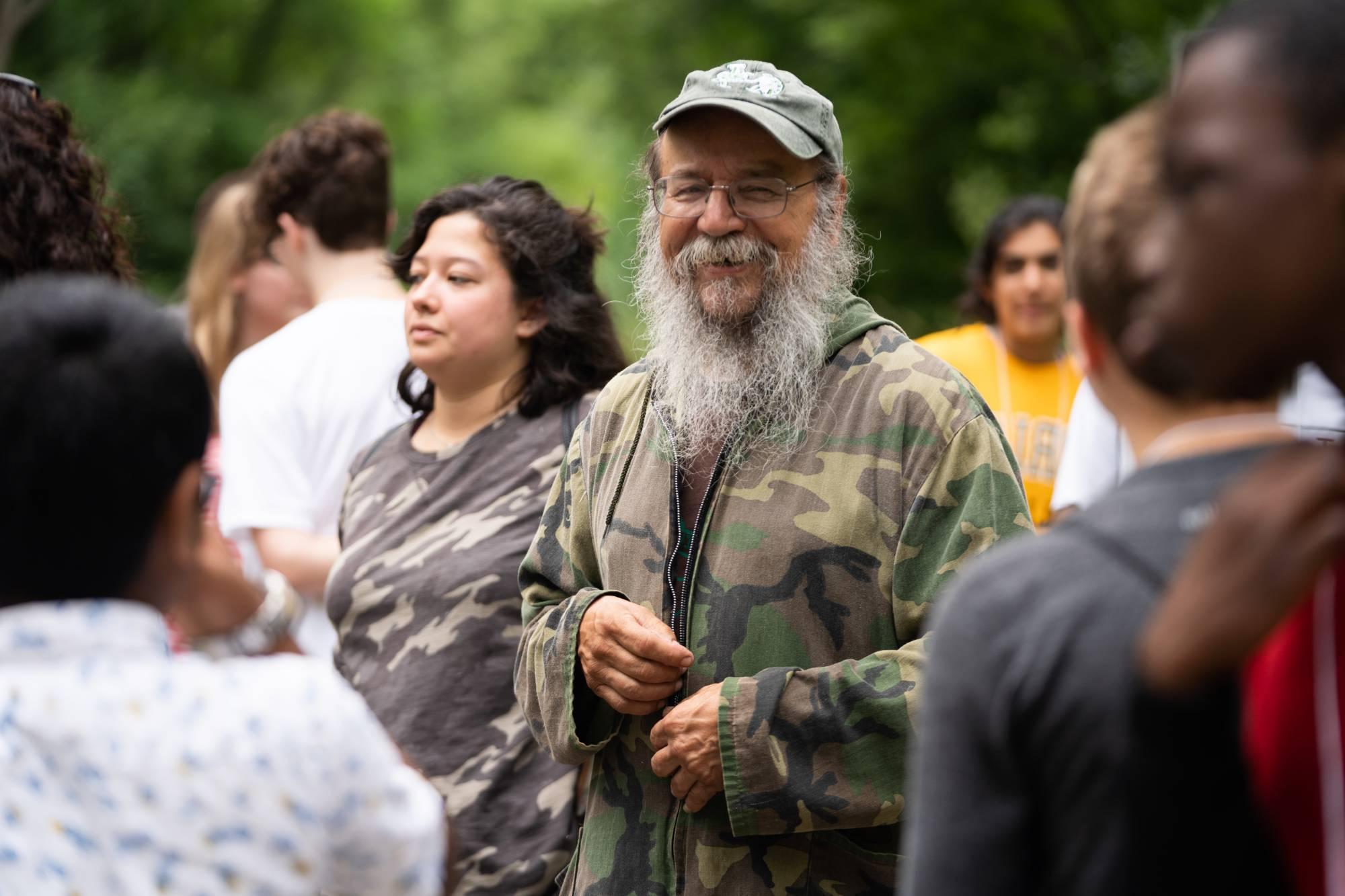 Students engaging from indigenous leaders